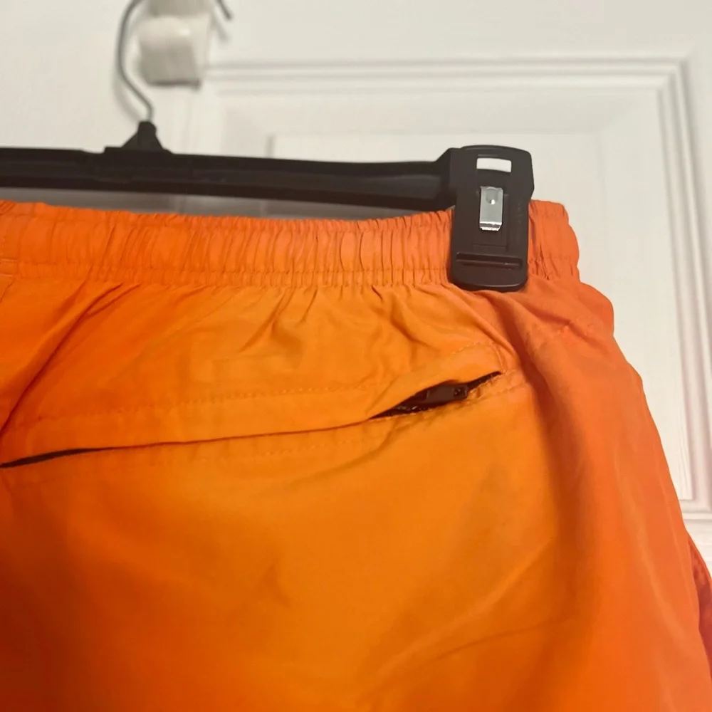 Mens Speedo Brand Swim Trunks Orange Size Medium